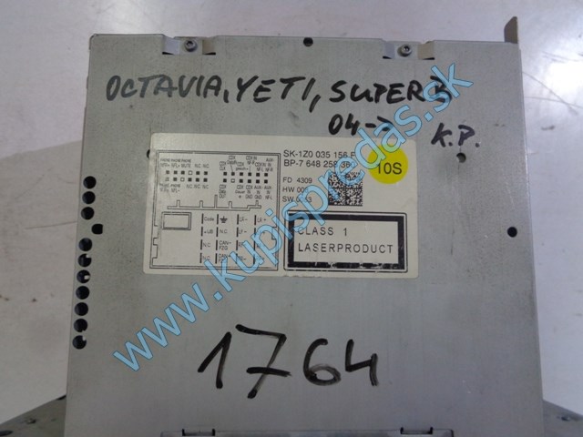 autorádop bolero na škodu octáviu II, 1Z0035156F